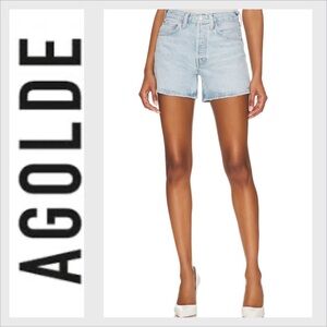 Agolde Parker Long Short ocean blue 28